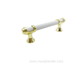 European high-end light luxury door handle white